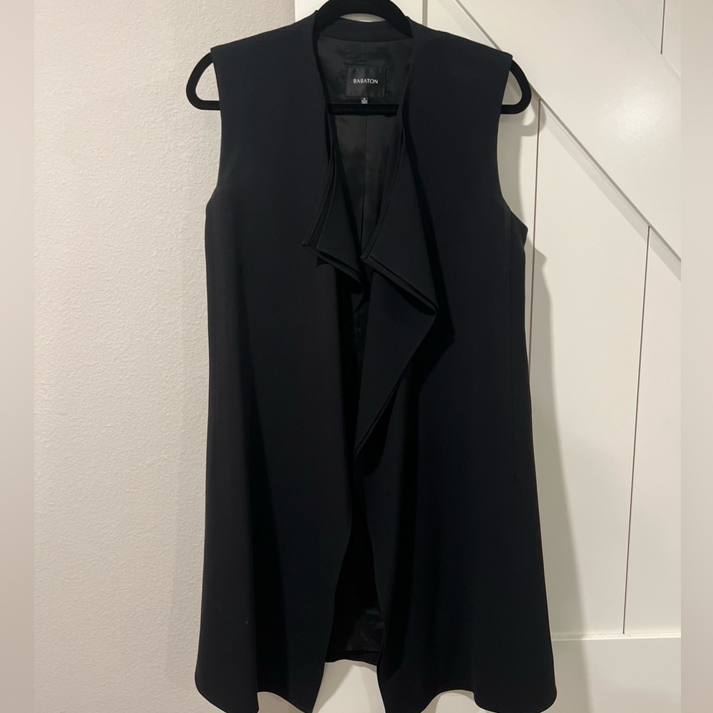 Babaton Aritzia Black Cape Jacket